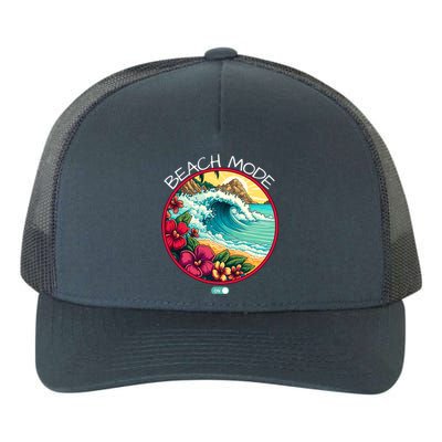 Beach Mode Vacy Mode Beach Life Vintage Sunset Beach Trip Vacation Mode Yupoong Adult 5-Panel Trucker Hat