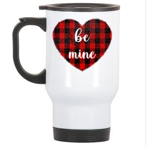 Be Mine Valentine's Day Gift Cute Heart Gift Stainless Steel Travel Mug