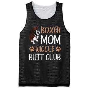 Boxer Mom Wiggle Butt Club Dog Lover Mesh Reversible Basketball Jersey Tank