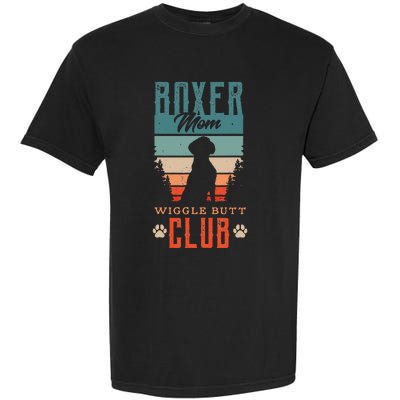 Boxer mom wiggle butt club for a Boxer Lover Dog Garment-Dyed Heavyweight T-Shirt