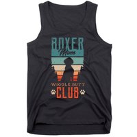 Boxer mom wiggle butt club for a Boxer Lover Dog Tank Top