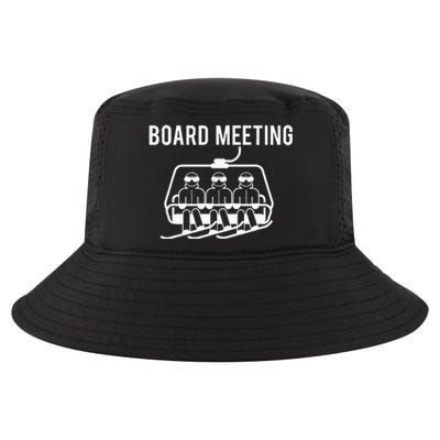 Board Meetings Wintersports Lover Snowboarding Snowboarder Cool Comfort Performance Bucket Hat