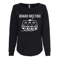 Board Meetings Wintersports Lover Snowboarding Snowboarder Womens California Wash Sweatshirt