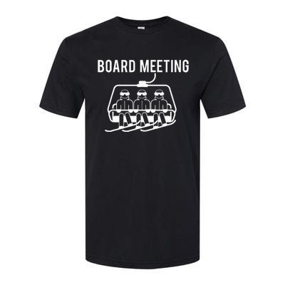 Board Meetings Wintersports Lover Snowboarding Snowboarder Softstyle CVC T-Shirt