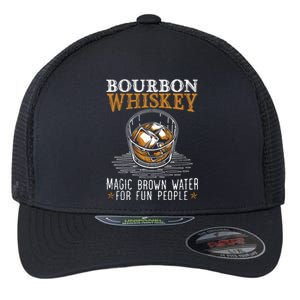 Bourbon Magic Water Malt Scotch Meaningful Gift Flexfit Unipanel Trucker Cap