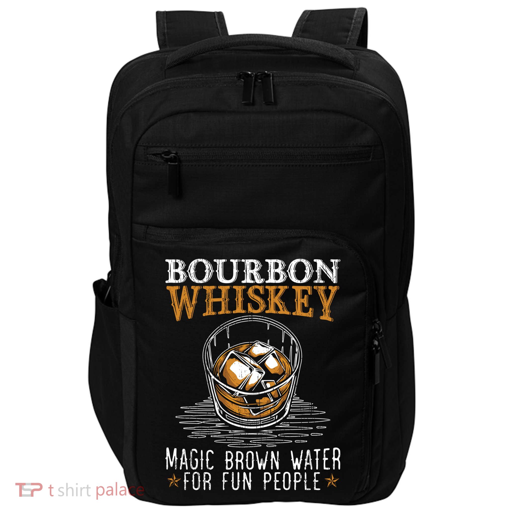 Bourbon Magic Water Malt Scotch Meaningful Gift Impact Tech Backpack