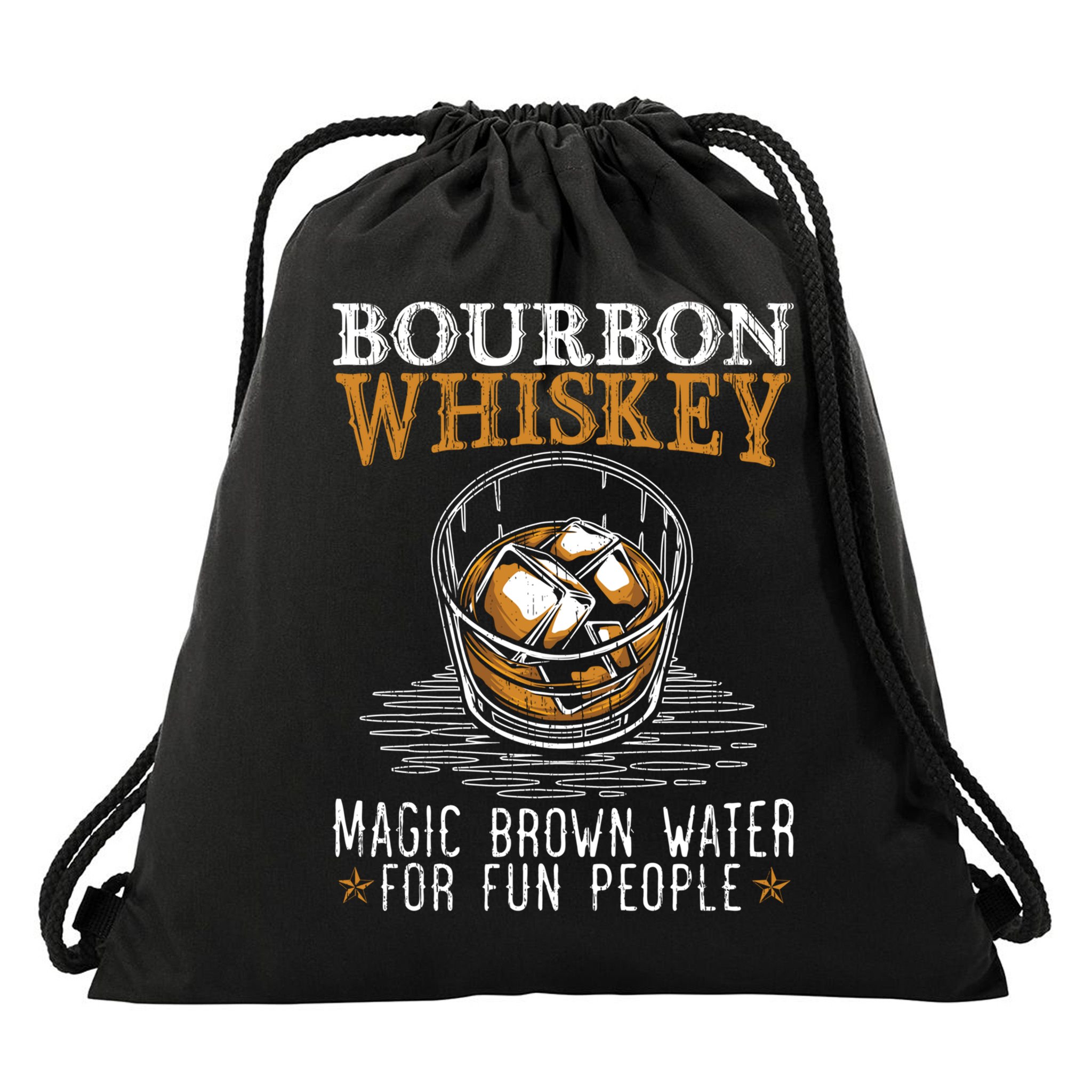 Bourbon Magic Water Malt Scotch Meaningful Gift Drawstring Bag