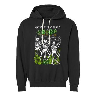 Bury Me With My Plants Garment-Dyed Fleece Hoodie