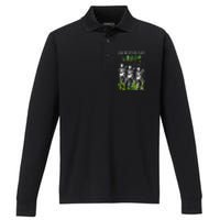 Bury Me With My Plants Performance Long Sleeve Polo