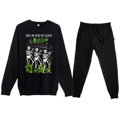 Bury Me With My Plants Premium Crewneck Sweatsuit Set