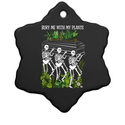 Bury Me With My Plants Ceramic Star Ornament