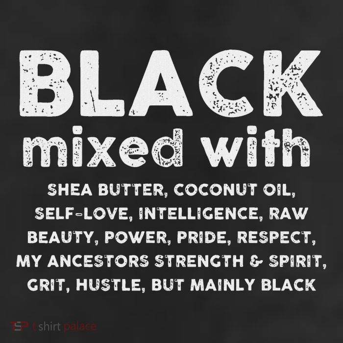 Black Mixed With Shea Butter Afro American 7 Panel Mesh Trucker Snapback Hat