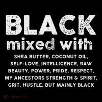 Black Mixed With Shea Butter Afro American Impact Tech Backpack