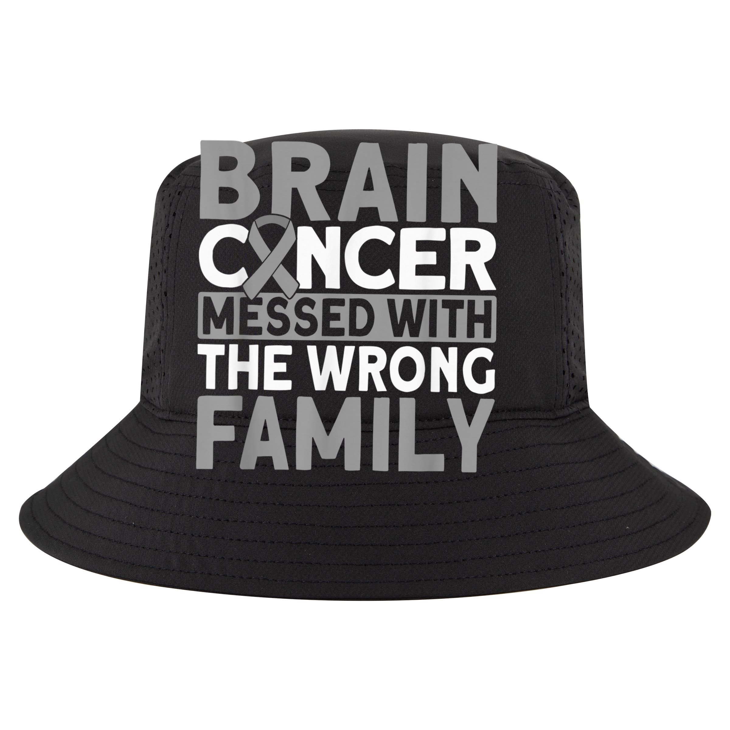 Brain messed with the wrong family Brain Cancer Cooling Performance Crew T-Shirt