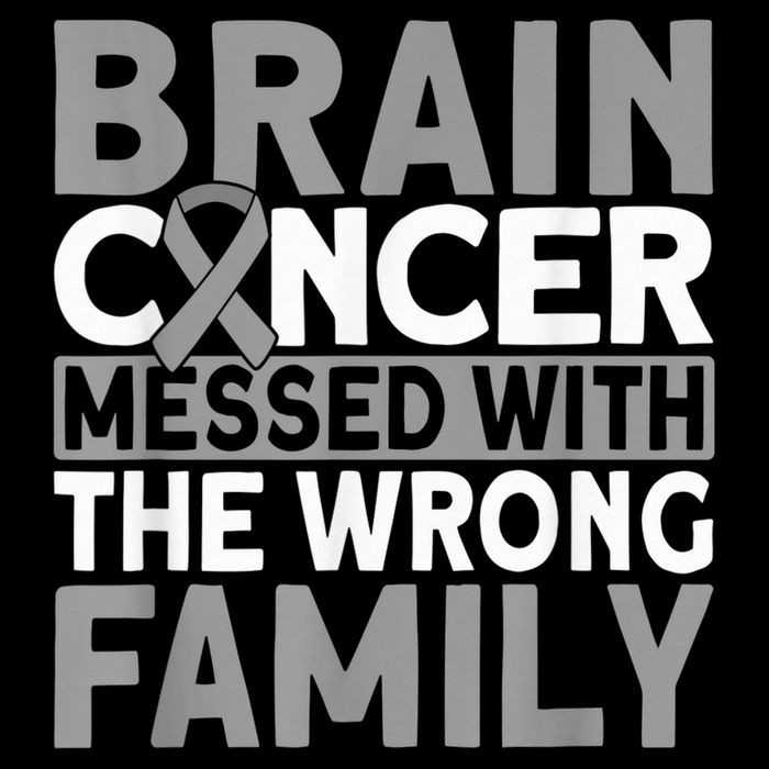 Brain messed with the wrong family Brain Cancer Cooling Performance Crew T-Shirt