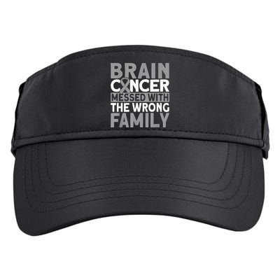 Brain messed with the wrong family Brain Cancer Adult Drive Performance Visor