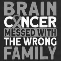 Brain messed with the wrong family Brain Cancer Adult Drive Performance Visor