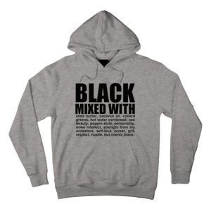 Black Mixed With Shea Butter Prideful Expression Tall Hoodie