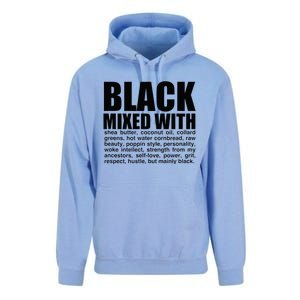 Black Mixed With Shea Butter Prideful Expression Unisex Surf Hoodie