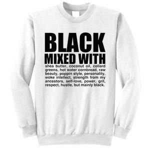 Black Mixed With Shea Butter Prideful Expression Sweatshirt