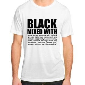 Black Mixed With Shea Butter Prideful Expression Adult ChromaSoft Performance T-Shirt