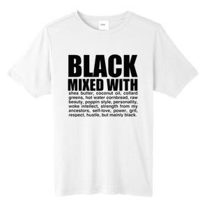 Black Mixed With Shea Butter Prideful Expression Tall Fusion ChromaSoft Performance T-Shirt