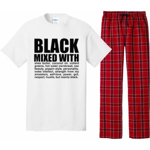 Black Mixed With Shea Butter Prideful Expression Pajama Set