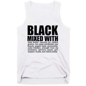 Black Mixed With Shea Butter Prideful Expression Tank Top