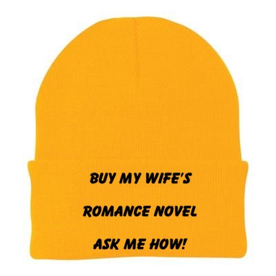 Buy My Wifes Romance Novel Ask Me How! Knit Cap Winter Beanie