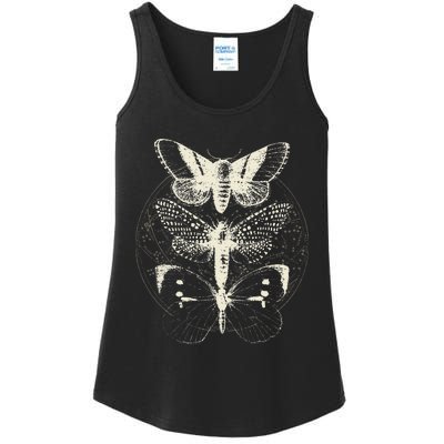 Butterfly Moth Witchcore Insect Astronomy Lover Witchy Ladies Essential Tank