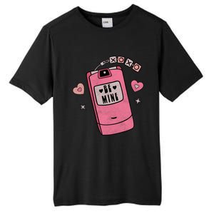 Be Mine Xoxo Hugs Kisses Groovy Retro Valentine's Day Couple Gift Tall Fusion ChromaSoft Performance T-Shirt