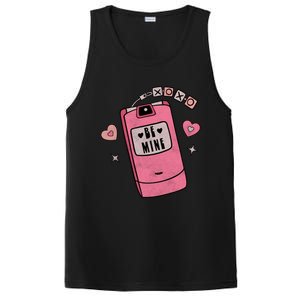 Be Mine Xoxo Hugs Kisses Groovy Retro Valentine's Day Couple Gift PosiCharge Competitor Tank