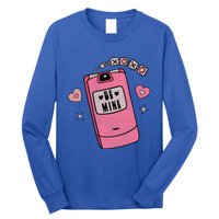 Be Mine Xoxo Hugs Kisses Groovy Retro Valentine's Day Couple Gift Long Sleeve Shirt