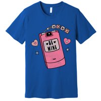 Be Mine Xoxo Hugs Kisses Groovy Retro Valentine's Day Couple Gift Premium T-Shirt