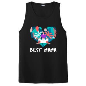 Best Mama Yoga Mom Gift PosiCharge Competitor Tank