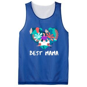 Best Mama Yoga Mom Gift Mesh Reversible Basketball Jersey Tank