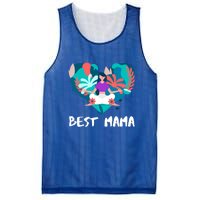 Best Mama Yoga Mom Gift Mesh Reversible Basketball Jersey Tank