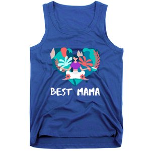 Best Mama Yoga Mom Gift Tank Top