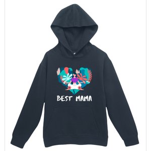 Best Mama Yoga Mom Gift Urban Pullover Hoodie