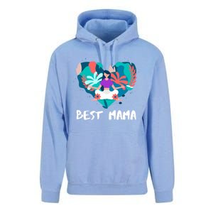 Best Mama Yoga Mom Gift Unisex Surf Hoodie