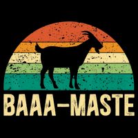 Baaa Maste Yoga Lover Spiritual Meditation Goat Lady Sweatshirt