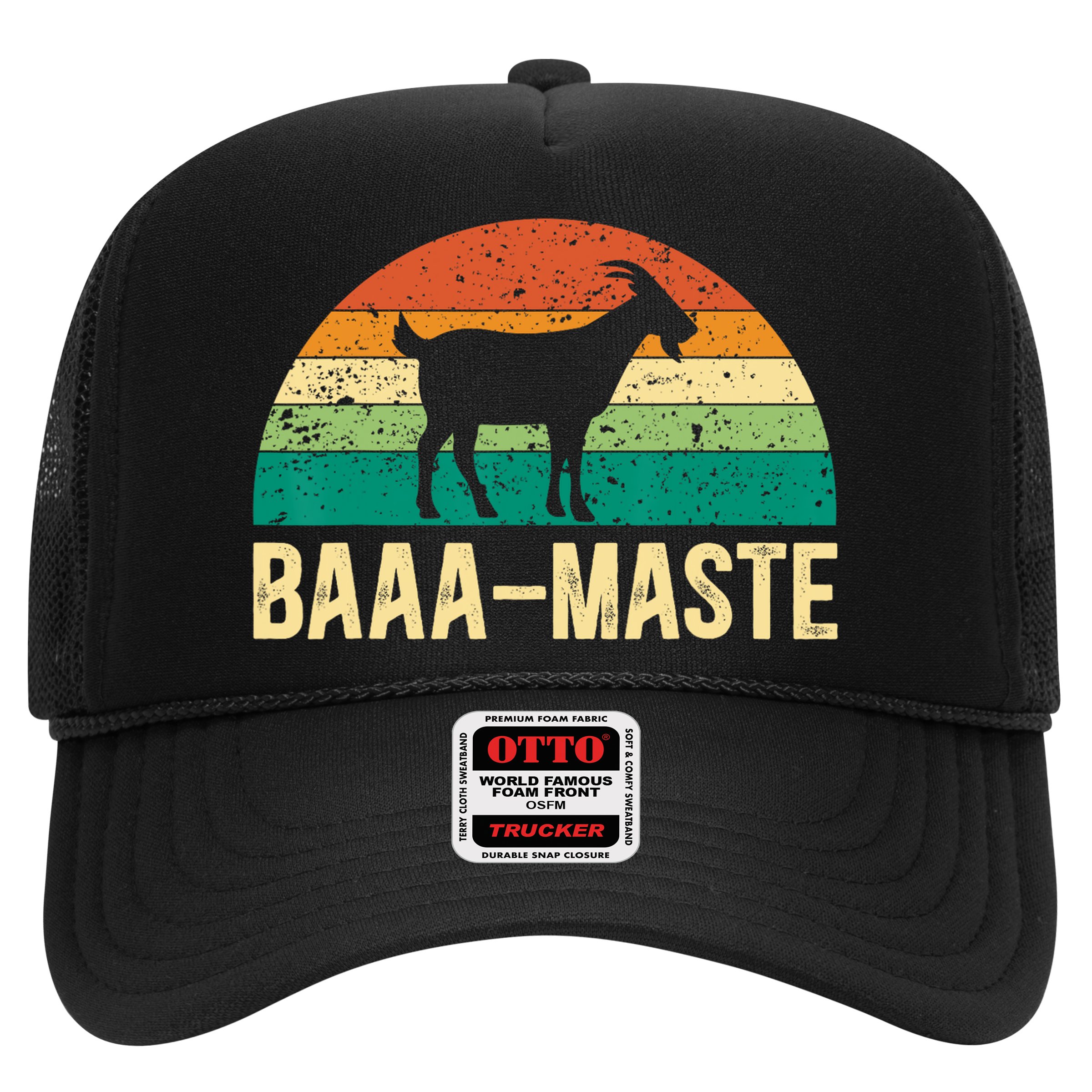 Baaa Maste Yoga Lover Spiritual Meditation Goat Lady Hat