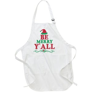 Be Merry Yall Full-Length Apron With Pockets