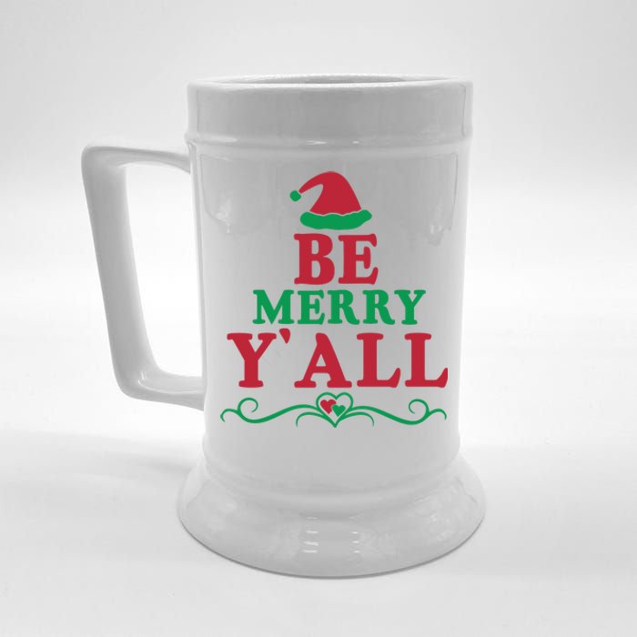 Be Merry Yall Beer Stein