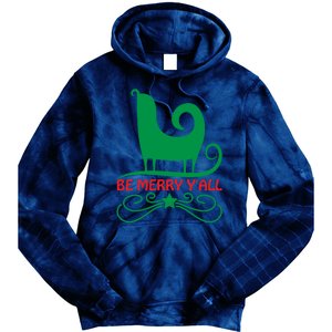 Be Merry Yall Tie Dye Hoodie