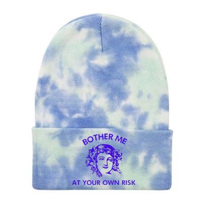 Bother Meat Your Own Risk Tie Dye 12in Knit Beanie