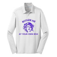 Bother Meat Your Own Risk Silk Touch Performance Long Sleeve Polo