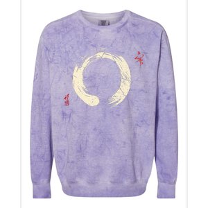 Buddhism Meditation Yoga Bonsai Zen Enso Circle Goa Karma Om Colorblast Crewneck Sweatshirt