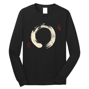 Buddhism Meditation Yoga Bonsai Zen Enso Circle Goa Karma Om Long Sleeve Shirt