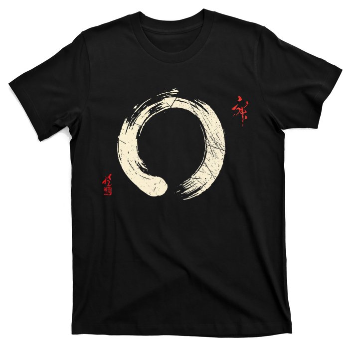 Buddhism Meditation Yoga Bonsai Zen Enso Circle Goa Karma Om T-Shirt